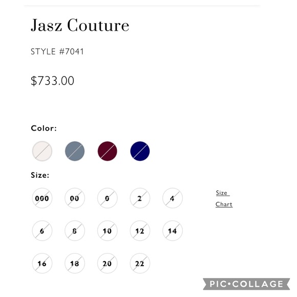 Jasz Couture size 00 - Picture 12 of 12
